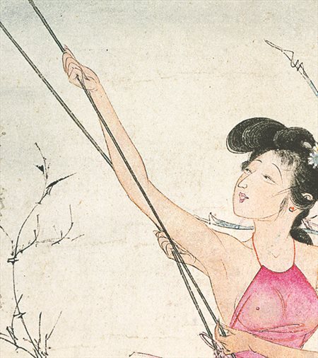 临淄-胡也佛的仕女画和最知名的金瓶梅秘戏图